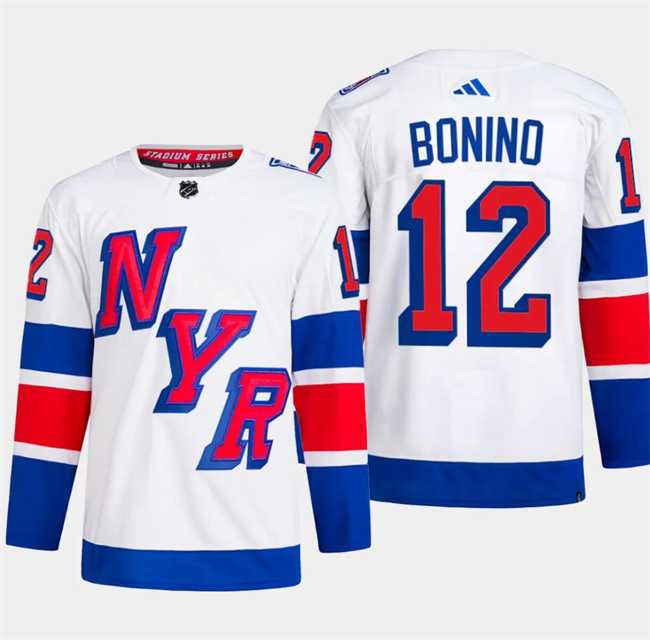 Men's New York Rangers #12 Nick Bonino White 2024 Stadium Series Stitched Jersey Dzhi,We sell and wholesale Men's New York Rangers #12 Nick Bonino White 2024 Stadium Series Stitched Jersey Dzhi on line form chian!